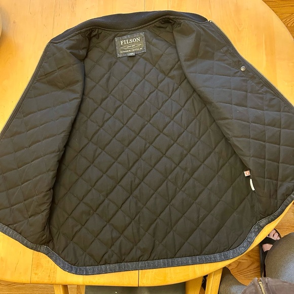 Filson Denim Insulated Work Vest - Picture 7 of 13